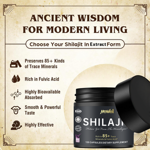 贴牌自有品牌Shilajit树脂天然Shilajit胶囊补肾护肝 - Product Image 4