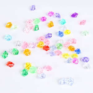 ก้อนน้ำแข็งจำลองพลาสติกอะคริลิคหลากสีหินคริสตัลโปร่งใสสำหรับตกแต่ง - Product Image 1