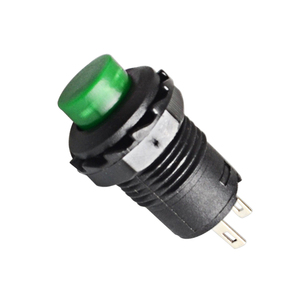Interruttore a pulsante in plastica da 12mm struttura momentanea o a chiusura con tensione Max. 250v - Product Image 6