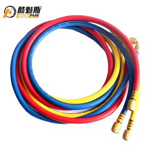 精密読み取りHvacデュアルマニホールド圧力ゲージセット60インチホースセットR12 R134a振動フリー耐久性のあるフッ化物酸化キット