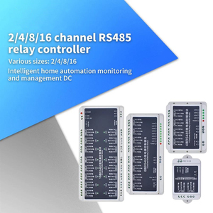 2 4 8 16 channel RS485 communication <strong>relay</strong> <strong>controller</strong> module intelligent home automation monitoring and management DC - Product Image 1