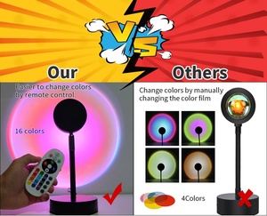 16 màu sắc tự sướng bầu không khí thông minh cầu vồng hoàng hôn chiếu đèn ánh sáng hoàng hôn đèn chiếu - Product Image 5