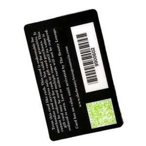 塑料Pvc条码会员卡二维码奖励PVC会员卡 - Product Image 1