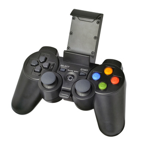 HiCyber ODM有線USBゲームパッドジョイスティック付きスタンドホルダー振動モーター機能P3 & PC用ゲームコントローラー-GTA 5ゲーム用