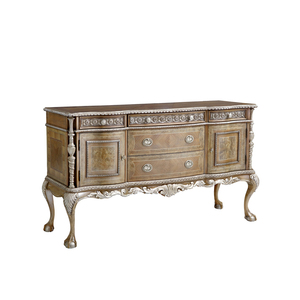 NỘI THẤT PHÒNG Ăn Lâu Đài Fookyik Windsor, Nội Thất Bằng Gỗ Cứng, Tủ Sang Trọng Màu Bạc Kiểu Anh Châu Âu - Product Image 2