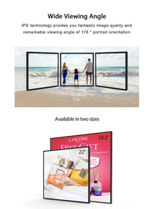 จอแอลซีดีสี่เหลี่ยมหน้าจอแสดงผลกลิ้งจอฟิล์มใส LCD หน้าจอโฆษณาโปร่งใส - Product Image 5