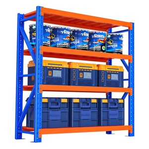Portabottiglie da magazzino per Garage-portabottiglie regolabili per pallet | Scaffalature metalliche in acciaio portapacchi leggero - Product Image 1