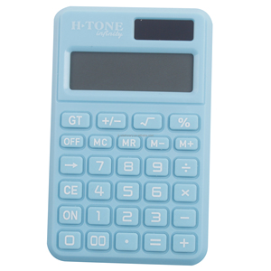 Promotion benutzer definierte Logo Druckerei Finanz funktions tische Rechner Mini 8-stellige Solar Pocket able Kosten rechner - Product Image 1