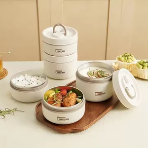 Yalıtımlı öğle yemeği çantası ile termo gıda kapları Bento yemek kabı paslanmaz çelik vakumlu termal bardak yemek kabı - Product Image 2
