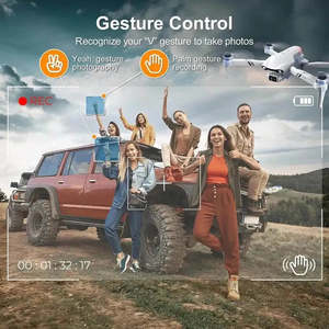 4K HDデュアルカメラ付きプロフェッショナルF10ドローン5G WiFi FPVリモコンクアドコプターヘリコプターギフト玩具 - Product Image 1