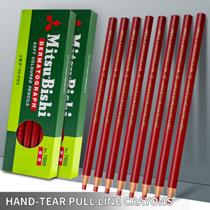 Bút chì màu đỏ thuận tiện và an toàn không cần mài bằng chì màu nóng Bán bút chì màu - Product Image 3