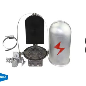 12/24/48 núcleos Domo tipo Vertical FTTH empalme de fibra óptica de cierre de caja de empalme aérea para red 3G/4G uso al aire libre para TCP - Product Image 2