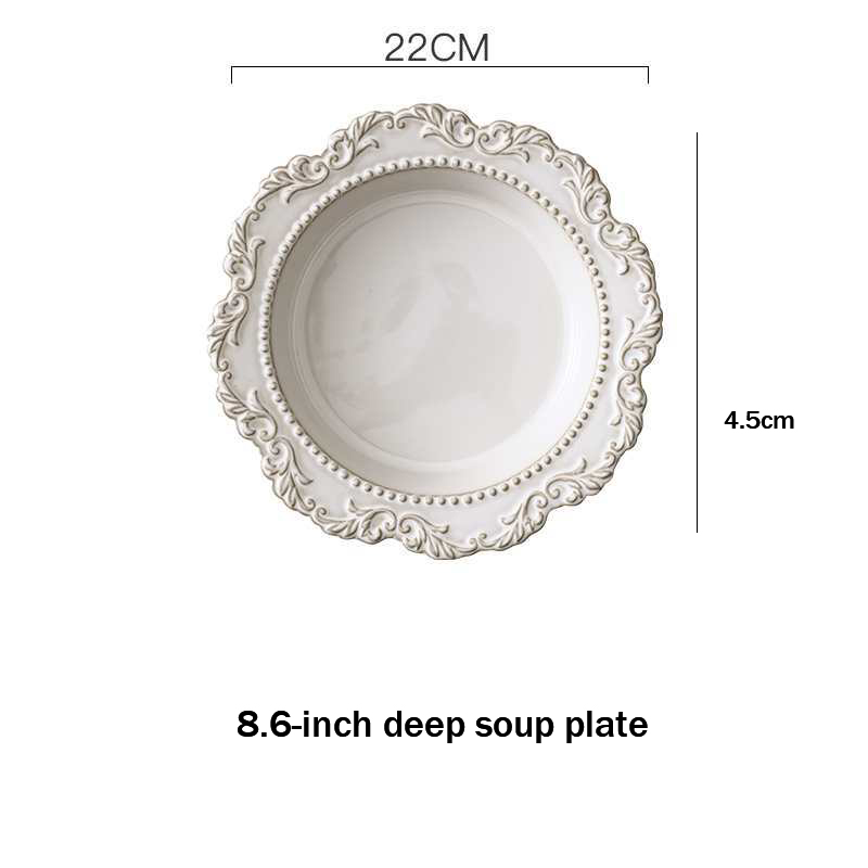 8,6 pulgadas de placa profunda