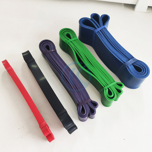 Heavy Duty Gym Home Workout Custom Logo 100% Natural Latex Sport <strong>Stretch</strong> 2080mm Red Green <strong>Elastic</strong> Pull up <strong>Loop</strong> Resistance Band