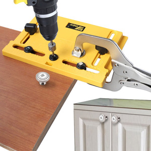 Kolu delik bulucu kapı kolu topuzu ve çekme kurulum Jig ve raf pimi Jig delme delik <span class=keywords><strong>5mm</strong></span> matkap kılavuzu ağaç işleme aletleri