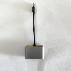 Adaptador convertidor de pantalla de salida Dual USB3.0 2 en 1 HDMI VGA Video AV 3,5mm Audio para computadora Monitor Cámara TV y altavoces - Product Image 5