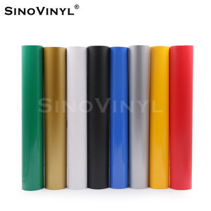 SINOVINYL ücretsiz örnek yapışkanlı vinil renkli kesme vinil reklam için parlak ve mat yapıştırıcı Craft vinil - Product Image 4
