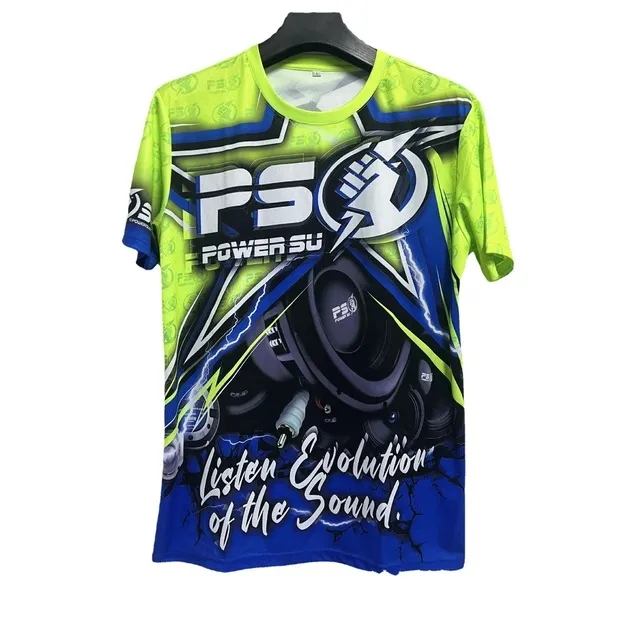 BG conception personnalisée Sublimation pleine impression Logo uniforme 150-200g évacuation de l'humidité rapide Dri sport course maille t-shirts pour hommes