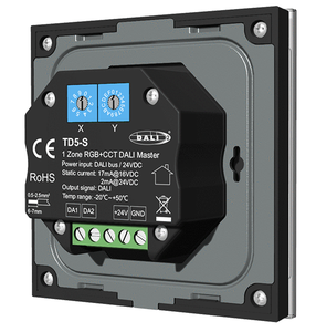 Controlador de Panel de Cristal Táctil RGB + CCT, Función 2 en 1 para Luces Inteligentes LED RGB + CCT, 2,4G RF, DMX, Maestro, 1, 2, 1, 1, 2, 1, 2 - Product Image 6