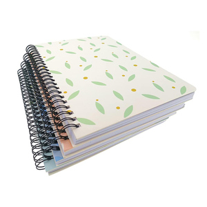 Benutzer definierte Logo Journal Line Skizzenbuch Notizblock Tagebuch Memo Briefpapier Recycelbare Spirale A5 Blumen hefte - Product Image 4