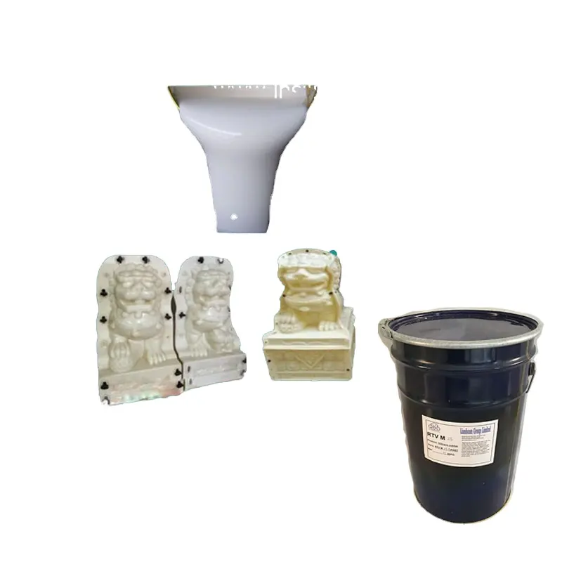 RTV 2 para GRC itens, pedra artificial, gesso/gesso molduras, artesanato resina, fibra de vidro, sabão, vela