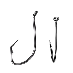 Palmer 161 cái 190g thép carbon cao bù đắp vòng tròn móc câu cá mạ Niken chống gỉ móc thiết lập hộp bạch tuộc móc - Product Image 5