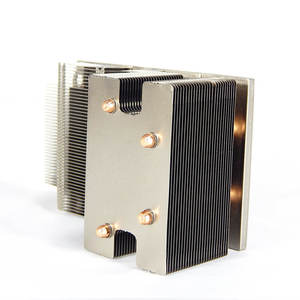 Custom Design Aluminum Profiles <strong>Heatsink</strong> 1.5U Server Heat Sink With Copper Heat Pipe - Product Image 4
