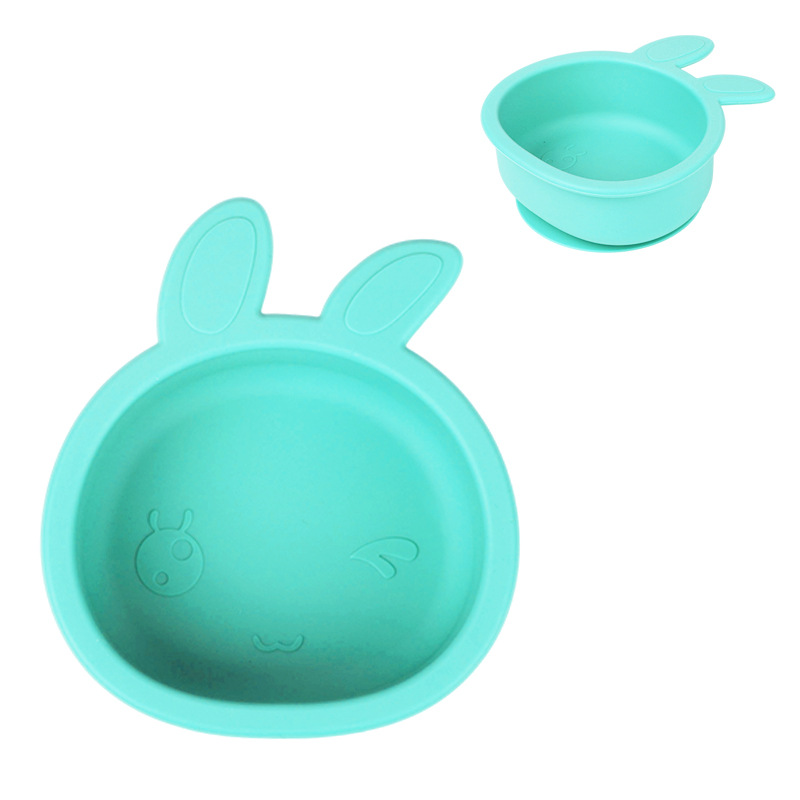Bol pour lapin cyan