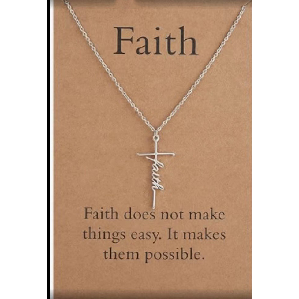 Faith necklace