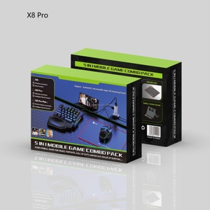X8 Pro convertitore di gioco Mobile Mouse e adattatore per tastiera Gamepad Controller di gioco senza ritardo per il gioco - Product Image 1