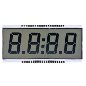 Piccolo schermo LCD LCD a 7 segmenti monocromatico a 4 cifre TN Display LCD riflettente monocromatico - Product Image 1