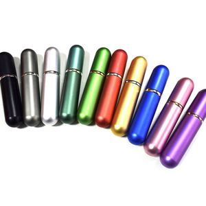 Mini Vòng Kim Loại Nhôm Xách Tay 5Ml Rỗng Du Lịch Refillable Nước Hoa Atomizer Chất Lỏng Phun Mẫu Chai Cho Ngoài Trời - Product Image 1