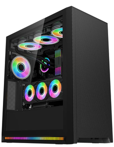 Funda EATX personalizada de fábrica para pc, con ventilador para videojuegos, dos colores, Torres - Product Image 2