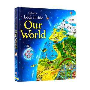 Usborne มองภายในโลกของเราการศึกษา3D ภาพกระดาษแข็งหนังสือสำหรับเด็กภาษาอังกฤษอ่านหนังสือสำหรับเด็ก - Product Image 1