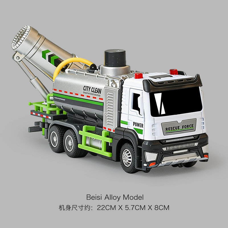 Camion arroseur d'eau en plastique, lumières, son, relevable