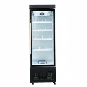 Supermarket Compressor Refrigerator with Glass Door 220V Air Cooling Upright Style Freezer Drink Cooler <strong>Stand-Up</strong> Display