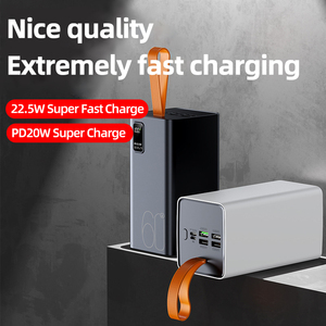 高速50,000mAh PD22.5W充電器大容量ポータブル発電所携帯電話デバイス入出力モバイルバッテリー - Product Image 3