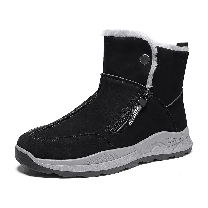 Botas masculinas estilo coreano, botas respiráveis de neve para homens, quentes e confortáveis, no inverno, botas de neve, novo, 2023
