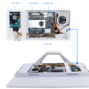 Güçlü monoblok 23.8 inç All in one oyun masaüstü PC i5 9400F i7 9700F computador 1 GTX 1050ti öğrenci için şirket - Product Image 5