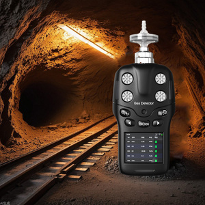 Ce ATEX chứng nhận xách tay 4 in1 <span class=keywords><strong>Gas</strong></span> <span class=keywords><strong>Detector</strong></span> cho O2 H2S co LEL đa chức năng phân tích khí nguồn nhà máy cho không gian hạn chế - Product Image 6