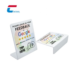 מדבקת כרטיסי ברז מעמד PVC NFC Ntag 213 / 215 / 216 כרטיס סקירה של גוגל