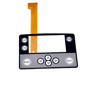 Tactile FPC membrane <strong>keyboard</strong> <strong>switch</strong> with <strong>embossed</strong> overlay - Product Image 1