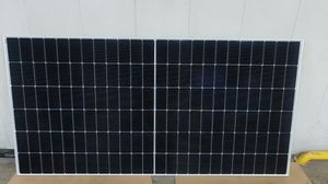 模块双玻璃580w 585w 590w 600w光伏模块双面太阳能电池板580w 600w高功率，带黑色框架N型