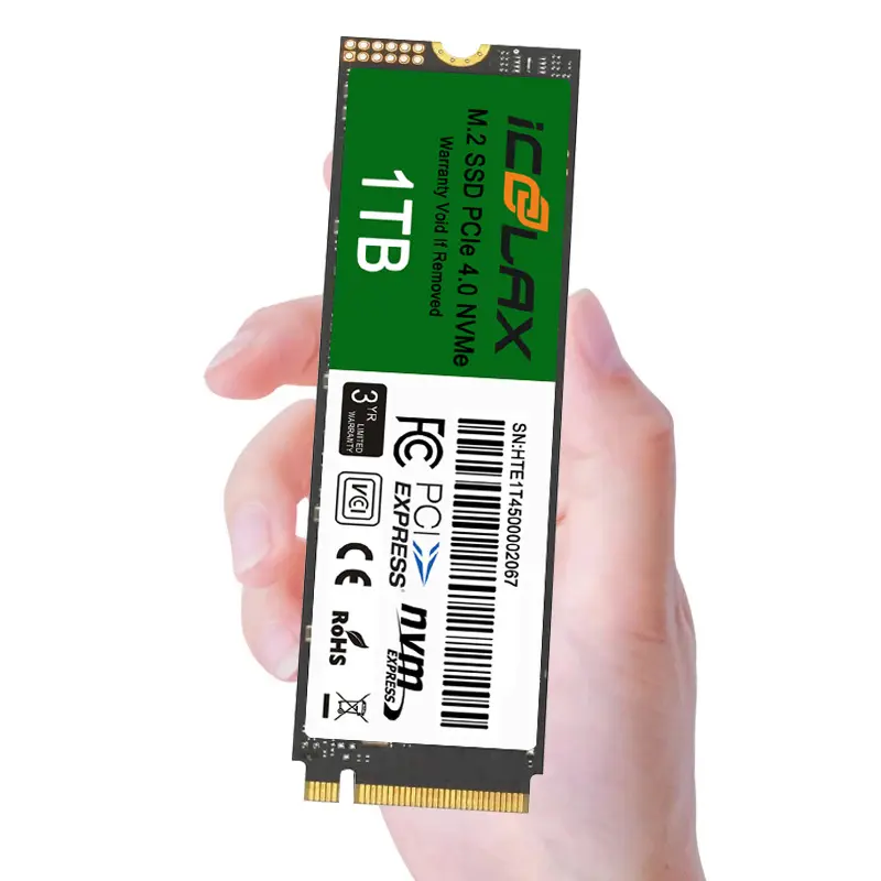 ICOOLAX SSD 1 TB 2 TB 4 TB M.2 980 Pro interne Solid-State-Harddisk M2 2280 PCIe Gen 4.0 x 4 NVMe 1.3c Festplatte für Laptop PC