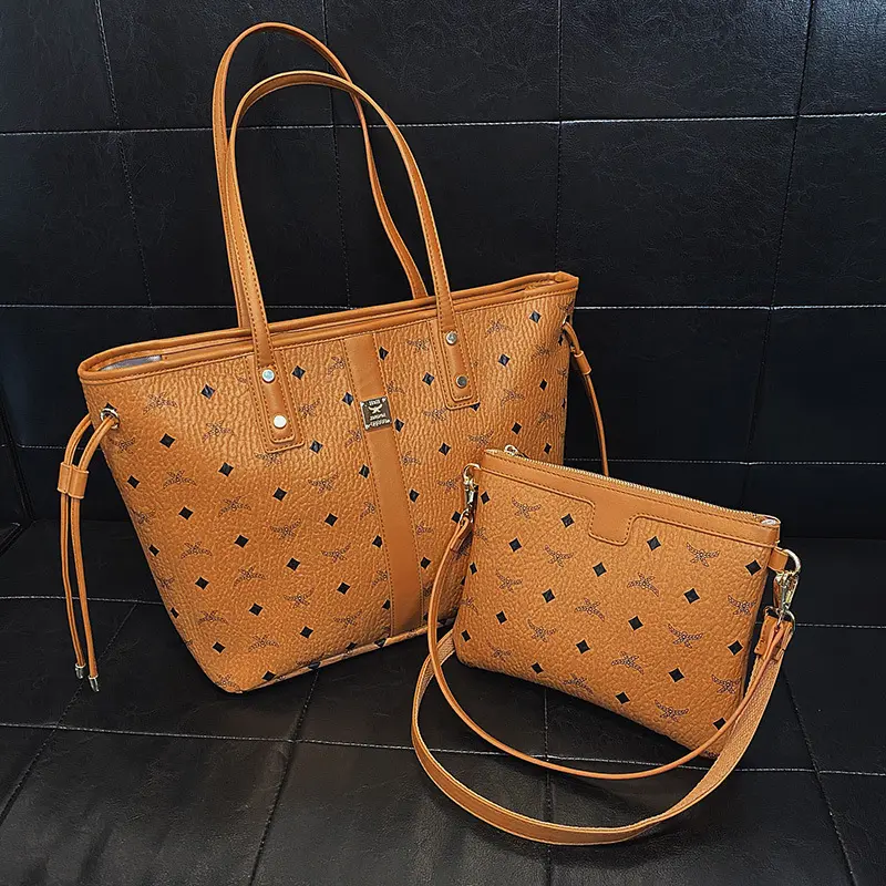 2024 новейший женский дизайнерский кошелек с буквами, кожаная сумка, комплект из 2 предметов, роскошная сумка для женщин