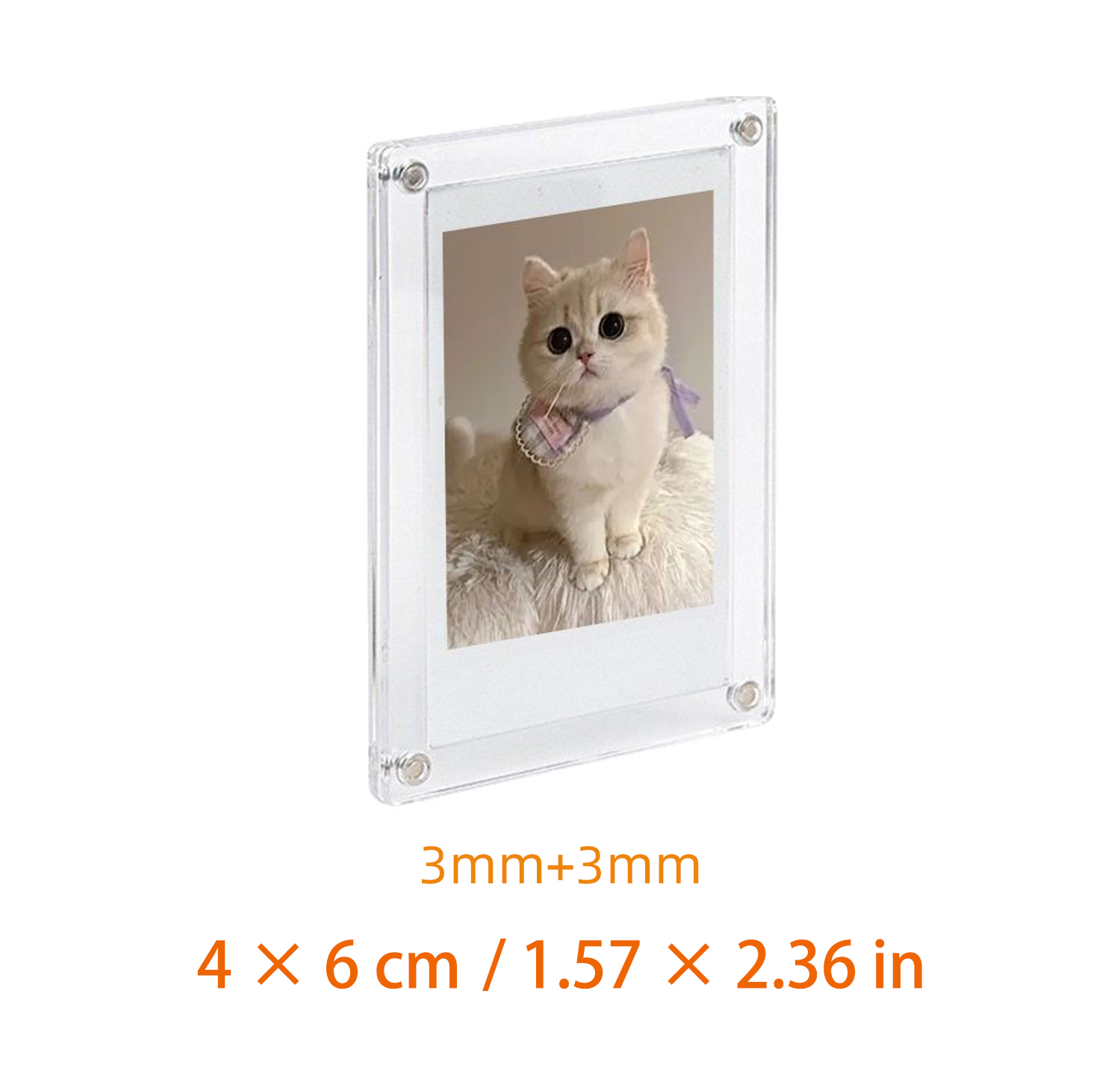 4*6cm transparent