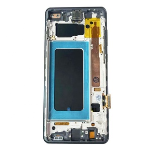 OLED Lcd สำหรับ Sam S10บวกจอแอลซีดีที่สมบูรณ์แบบด้วยการเปลี่ยนกรอบ