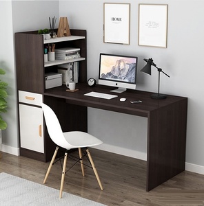 Escandinavo branco madeira desktop estudo tabela com estante armazenamento casa computador portátil pc mesa mesa mesa mesa