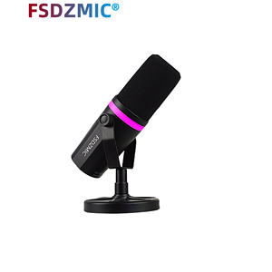 Dynamic <strong>Microphone</strong> Built-in Headset <strong>Output</strong> Sound Insulation for Podcasts Live Broadcast and Games