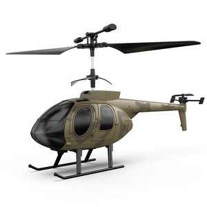 Factory New 2.4GHz <strong>RC</strong> Remote Control Military Helicopter 4CH LED Lights Altitude Hold Aircraft for Adults Collections - Product Image 1